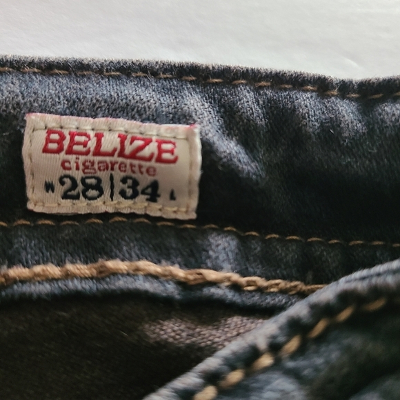 Mek Denim Belize Cigarette Women's Dark Blue Jeans Sz.28/34 - Picture 5 of 11